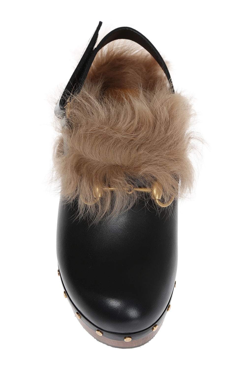 Gucci fur clearance clogs